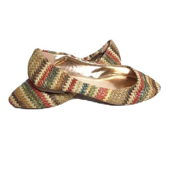 Very Volatile Colorful Woven Flats - Picture 1 of 6